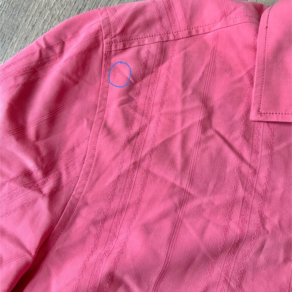 Tommy Bahama Coral Pink Short Sleeve Button-Down Shirt - Picture 12 of 15